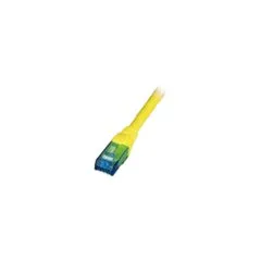 EFB RJ45 Patchkabel Cat.6A U UTP LSZH Premium 500MHz gelb 1m