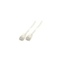 EFB RJ45 Patchkabel Cat.6A U UTP TPE 3,6mm ultraflex schwarz 0,15m