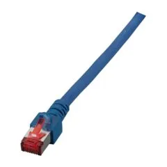 EFB RJ45 Patchkabel S FTP Cat.6A LSZH 0.15m blau