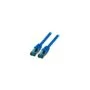 EFB RJ45 Patchkabel S FTP Cat.6A LSZH 0.25m blau