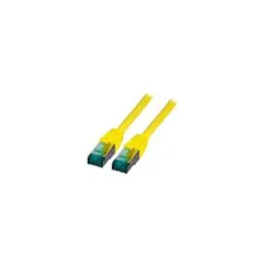 EFB RJ45 Patchkabel S FTP Cat.6A LSZH 0.50m gelb