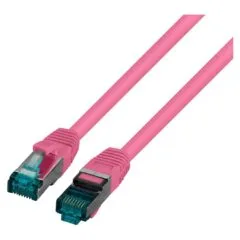 EFB RJ45 Patchkabel S FTP Cat.6A LSZH 0.50m magenta