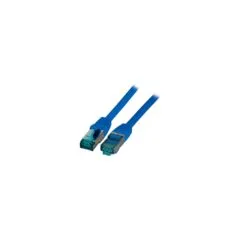 EFB RJ45 Patchkabel S FTP Cat.6A LSZH 3.00m blau