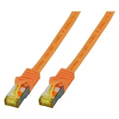 EFB RJ45 Patchkabel S FTP Cat.6A LSZH Cat.7 Rohk. 1.50m oran