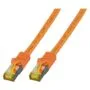 EFB RJ45 Patchkabel S FTP Cat.6A LSZH Cat.7 Rohk. 1.50m oran