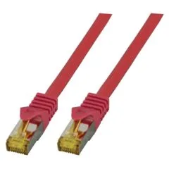 EFB RJ45 Patchkabel S FTP Cat.6A LSZH Cat.7 Rohk. 1.50m rot
