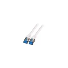 EFB RJ45 Patchkabel S FTP Cat6A Superflex LSZH WEISS Laenge 30m 10Gbit 500MhZ 100 Prozent Kupfer mit Cat 7 Rohkabel