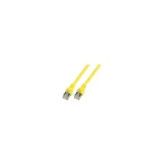 EFB RJ45 Patchkabel SF UTP Cat.5e PVC CCA 0.50m gelb