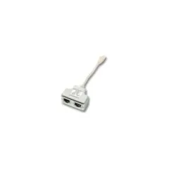 EFB T-Adapter Cat.5e 2x10 100BaseT für Cablesharing
