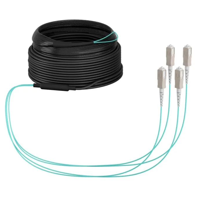 EFB Trunkkabel U-DQ(ZN)BH OM3 4G (1x4) SC-SC 30m Dca LSZH — image 1