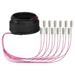 EFB Trunkkabel U-DQ(ZN)BH OM4 12G (1x12) SC-SC 20m Dca LSZH