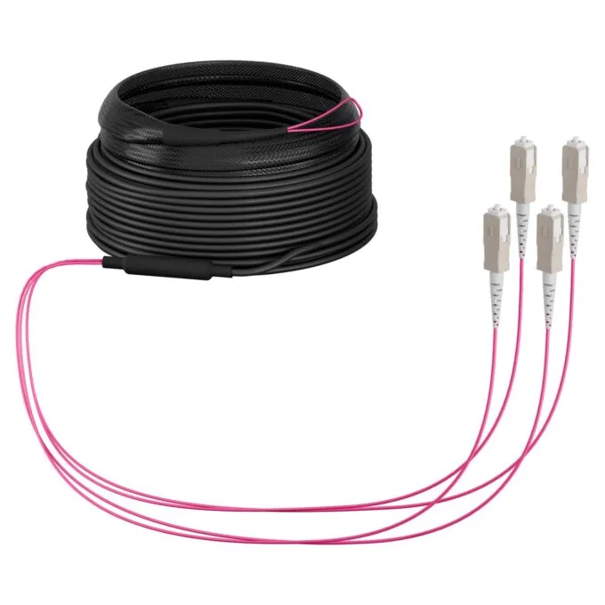 EFB Trunkkabel U-DQ(ZN)BH OM4 4G (1x4) SC-SC 40m Dca LSZH — image 1