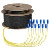 EFB Trunkkabel U-DQ(ZN)BH OS2 12E (1x12) SC-SC 200m Dca LSZH G657A1