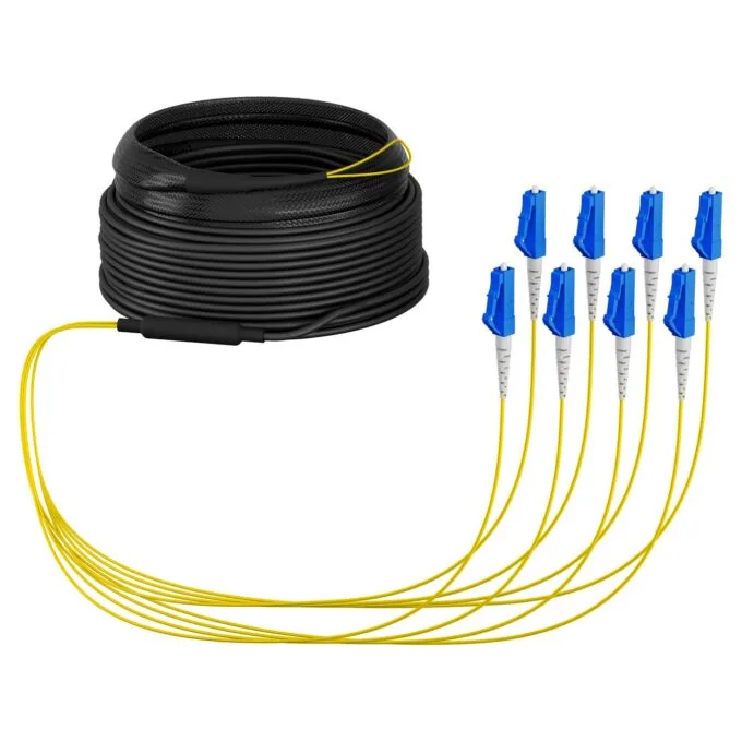 EFB Trunkkabel U-DQ(ZN)BH OS2 8E (1x8) LC-LC 20m Dca LSZH G657A1 — image 1