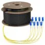 EFB Trunkkabel U-DQ(ZN)BH OS2 8E (1x8) SC-SC 80m Dca LSZH G657A1