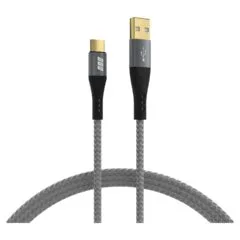 EFB USB-A auf USB-C Kabel 60W QC 3A 2m grau