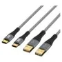 EFB USB-A auf USB-C Kabelset 60W QC 3A 2x1m