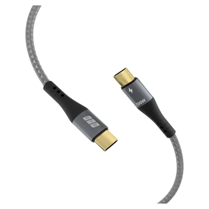 EFB USB-C Kabel 100W PD 3.0 5A E-Marker Chip 3m grau — image 3