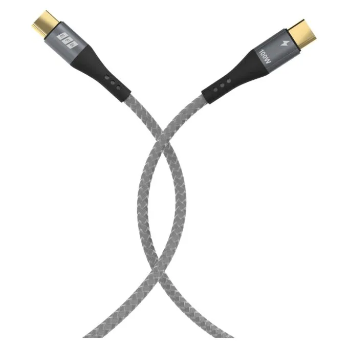 EFB USB-C Kabel 100W PD 3.0 5A E-Marker Chip 3m grau — image 4