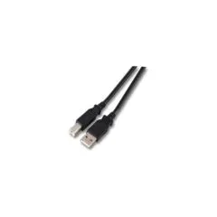 EFB USB2.0 Anschlusskabel A-B,St.-St.,3m,schwarz,Classic