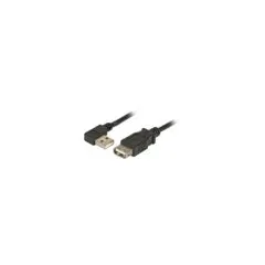EFB USB2.0 Verlngerungskabel A (gewinkelt) - A St.-Bu., 1,8m, schwarz, Classic