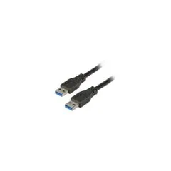 EFB USB3.0 Anschlusskabel A-A, St.-St., 1,0m, schwarz, Classic