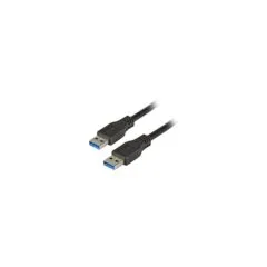 EFB USB3.0 Anschlusskabel A-A.St.-St..1.8m.schwarz.Premium