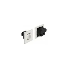 Einbausteckdose mit 2 x USB Typ-A Ladeport 2.4 A