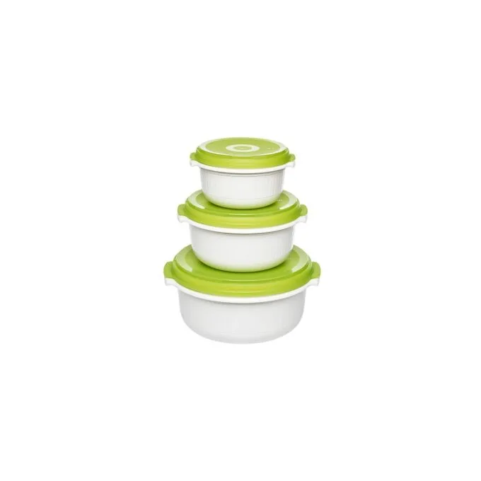 Emsa 509741 Micro Family 3er Pack 0.5 1.0 1.5 L wei hellgrn — image 1
