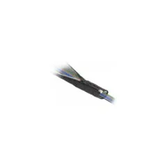 EMV Abschirmgeflechtschlauch mit Reißverschluss hitzebeständig 1 m x 20 mm schwarz