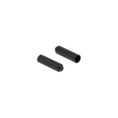 Endkappen mit Innenkleber 70 x 16 mm 2 Stück schwarz