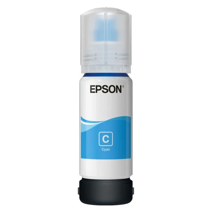 EPSON 1LB EcoTank Cyan ink bottle — image 3