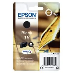 EPSON 6LB 16 ink cartridge black standard capacity 5.4ml 175 pages 1-pack RF-AM blister w s