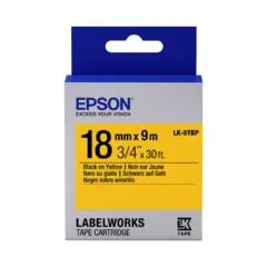 Epson LabelWorks LK-5YBP - Schwarz auf Gelb - Rolle