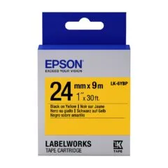 Epson LabelWorks LK-6YBP - Schwarz auf Gelb - Rolle