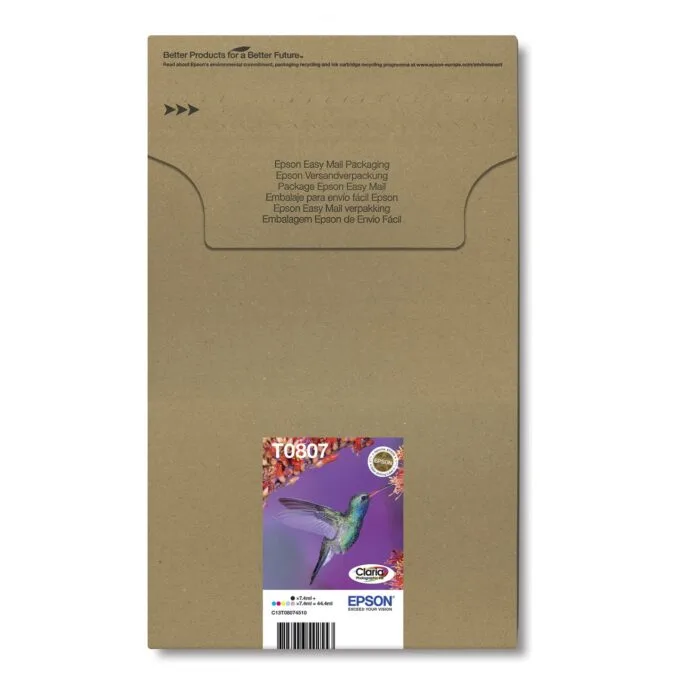 Epson Original Easy Mail Packing T0807 Kolibri Druckerpatronen 6er Multipack BK C M Y LC LM — image 2