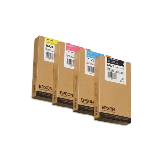 EPSON T6128 Ink Cartridge Matte Black Standard Capacity 220ml 1-pack — image 1