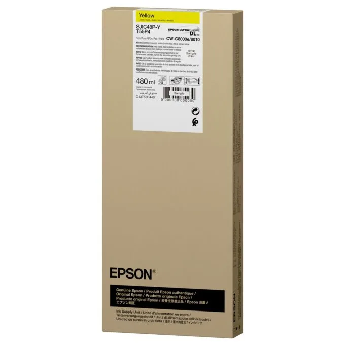 EPSON Tinte gelb 480ml CW C8000 — image 2