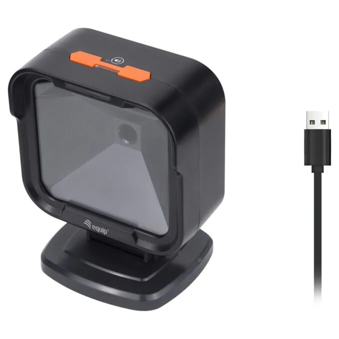 Equip 2D-Omni-Direkt. Desktop Barcodescanner USB 1MP schwarz — image 5