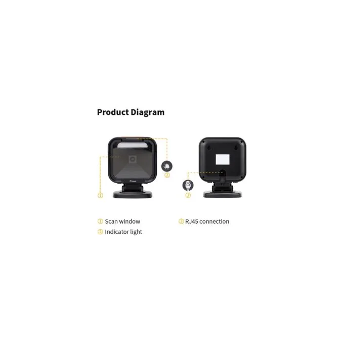 Equip 2D-Omni-Direkt. Desktop Barcodescanner USB 1MP schwarz — image 6
