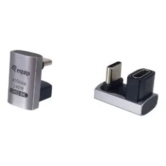 Equip Adapter USB 4.0 - to USB-C 40Gbps. 240W PD. 2er-Pack gr
