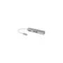 Equip Adapter USB-C - to HDMI.2xUSB3.0.SD 4K30Hz 0.15m sw