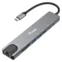 Equip Adapter USB-C - to HDMI.GbE.3xUSB3.2 Gen1.SD TF.PD 100W