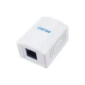 Equip Aufputzdose Cat6A 1-Port RJ45 UTP