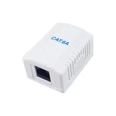 Equip Aufputzdose Cat6A 1-Port RJ45 UTP