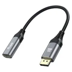 Equip Displayport- to HDMI Adapter 1.2 St Bu 4K 60Hz grau