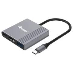Equip Dock USB-C- to HDMI.USB-A.100WPD 25cm gr
