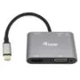Equip Dock USB-C- to HDMI.VGA.USB3.0.AUX.100WPD 15cm sw