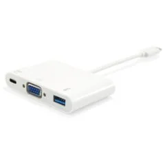 Equip Dock USB-C- to VGA.USB3.0.60WPD 15cm ws