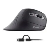 Equip Ergonomische Maus USB-A -C Stker 1.80m Rechts schwarz